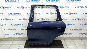 Door bare rear left VW Touareg 11-17 blue LH5X, butt