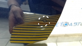 Door bare rear left VW Touareg 11-17 blue LH5X, butt
