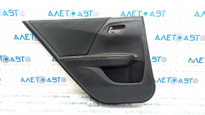 Door trim card rear left Honda Accord 13-17 black, insert black cloth, scratches