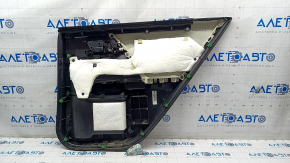 Door trim card rear left Honda Accord 13-17 black, insert black cloth, scratches
