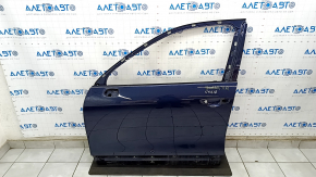 Door bare front left VW Touareg 11-17 blue LH5X, butt