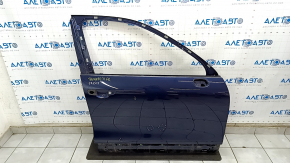 Door bare front right VW Touareg 11-17 blue LH5X, bumps, dents