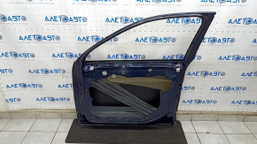 Door bare front right VW Touareg 11-17 blue LH5X, bumps, dents