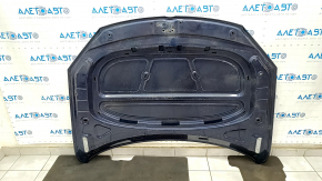 Bonnet bare VW Touareg 11-17 steel, blue LH5X, bumpers