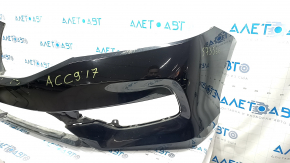 Front bumper bare Honda Accord 16-17 rest, black, scratches