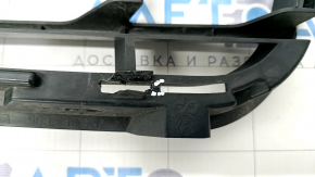 Front bumper side grille left VW Touareg 11-14 without parking sensors, broken