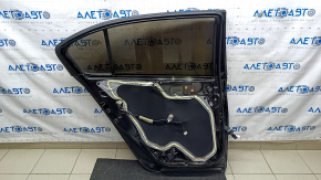 Door assembly rear left Honda Accord 13-17 black NH731P, dented, chipped