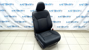 Passenger seat Honda Accord 13-17 without airbag, mechanical, velour, black, for cleaning