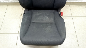 Passenger seat Honda Accord 13-17 without airbag, mechanical, velour, black, for cleaning