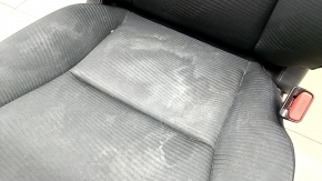 Passenger seat Honda Accord 13-17 without airbag, mechanical, velour, black, for cleaning