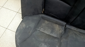 Rear row of seats 2nd row Honda Accord 16-17 velour, black, dry-cleanable