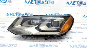 Front left headlight complete VW Touareg 11-14 xenon+LED AFS, sand