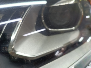 Front left headlight complete VW Touareg 11-14 xenon+LED AFS, sand