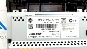 Monitor, display, navigation VW Touareg 11-15 scratch