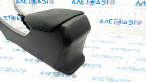 Console central armrest Honda Accord 13-17 velour, black, gray pads, scratches