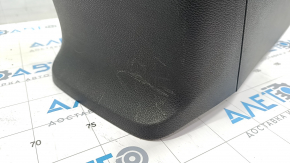 Console central armrest Honda Accord 13-17 velour, black, gray pads, scratches