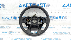 Bare steering wheel Honda Accord 13-17 rubber, black, worn