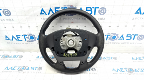 Bare steering wheel Honda Accord 13-17 rubber, black, worn