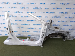 Front right quarter Lexus RX350 RX450h 16-19 white, with central pillar, butts