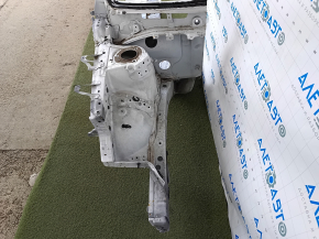 Front right quarter Lexus RX350 RX450h 16-19 white, with central pillar, butts