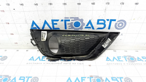 Left bumper grille Jeep Compass 17-21 structure under fog lights, broken fasteners