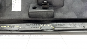 Front panel trim VW Touareg 11-17 gray with wood trim, broken fastening