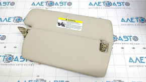 Left visor VW Touareg 11-17 beige with panoramic light, with hook