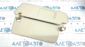 Left visor VW Touareg 11-17 beige with panoramic light, with hook