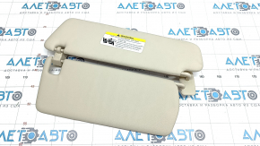 Right visor VW Touareg 11-17 beige with panoramic light, with hook