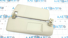 Right visor VW Touareg 11-17 beige with panoramic light, with hook