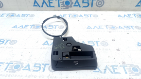 Rear seat folding lever right BMW 3 G20 19- black, with cable