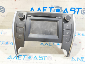Display radio drive player Toyota Camry v55 15-17 usa broken guide, scratches on chrome