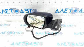 Side mirror left Jeep Compass 17- 2+3 pins, heated, blue, scratches