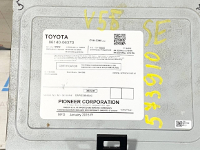 Display radio drive player Toyota Camry v55 15-17 usa peeling chrome, peeling screen coating