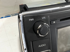 Display radio drive player Toyota Camry v55 15-17 usa peeling chrome, peeling screen coating