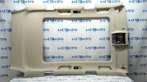 VW Touareg 11-17 roof lining for panoramic, beige, torn