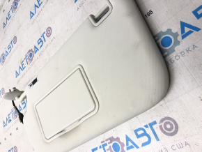Left visor Ford Escape MK3 13-19 gray, with backlight, without hook, for cleaning