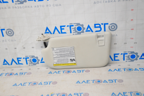 Right visor Ford Escape MK3 13-19 gray, with backlight, without hook, for cleaning