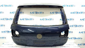 Boot door bare VW Touareg 11-17 blue LH5X, dents