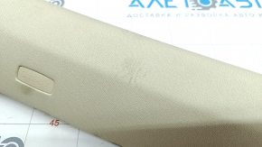 Front pillar trim right VW Touareg 11-17 beige, for dry cleaning