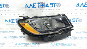 Headlight front right complete Jeep Compass 17-21 halogen, with mount, sand