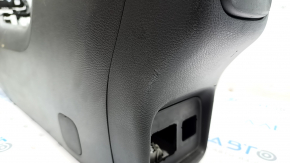 Console center armrest and cup holders Jeep Compass 17-21 leather black, scratches, for cleaning