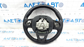 Naked steering wheel Jeep Compass 17-21 leather, black