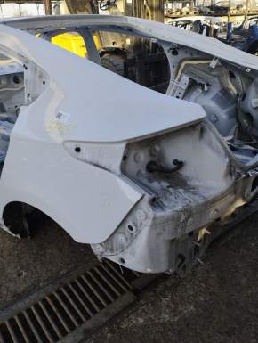 Quarter wing rear left Chevrolet Volt 16- on the body, white, pokes