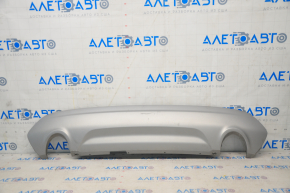 Rear bumper trim lower Ford Escape MK3 17-19 rest 2 pipes, scratches, torn mount
