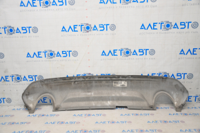 Rear bumper trim lower Ford Escape MK3 17-19 rest 2 pipes, scratches, torn mount