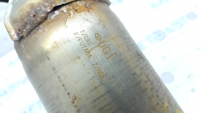 Exhaust line middle part with catalytic converter Lexus RX450h 16-22 rusty, dented, bolts broken