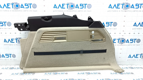 Right arch trim VW Touareg 11-17 beige with brown, missing plug