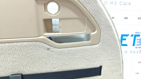 Right arch trim VW Touareg 11-17 beige with brown, missing plug