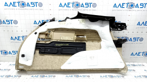 Right arch trim VW Touareg 11-17 beige with brown, missing plug